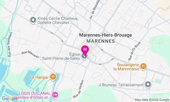 Localisation Mtre Priou Claire