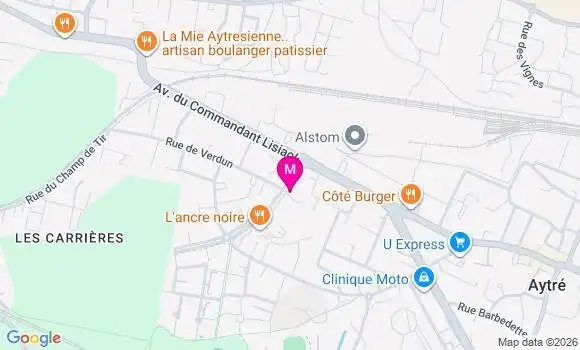 Localisation Mtre Vilon Julie