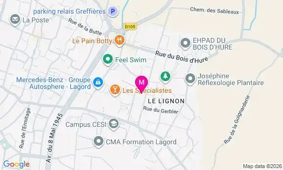 Localisation Mtre Wilpotte Pauline