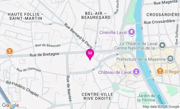 Localisation Mtre Dubos Héléna