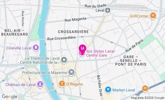 Localisation Mtre Maillard Xavier