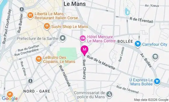 Localisation Mtre Cadoret Elise