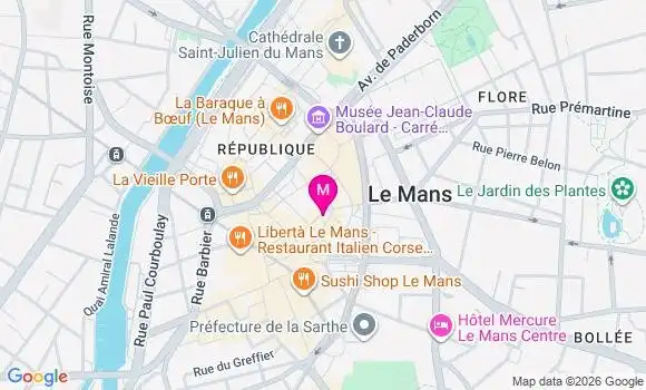 Localisation Mtre Chalmin Caroline