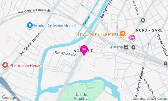 Localisation Mtre Creusat Paul