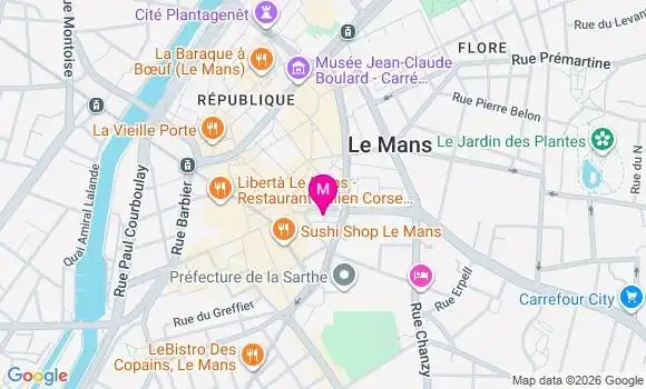 Localisation Mtre Cunego Adriana