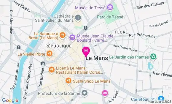 Localisation Mtre Proust Jonathan