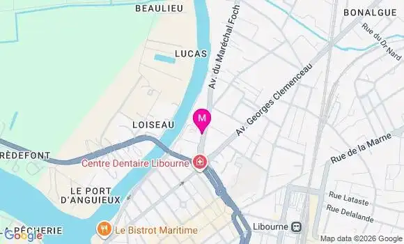 Localisation Mtre Boukoulou Pharès