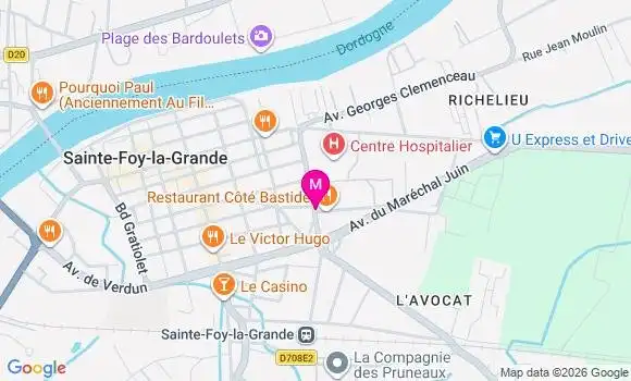 Localisation Mtre Reges Caroline