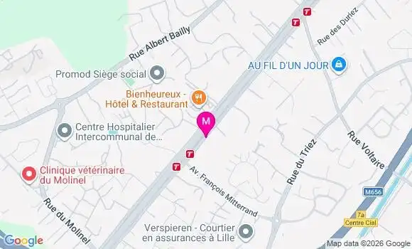 Localisation Mtre Alavoine Mathilde