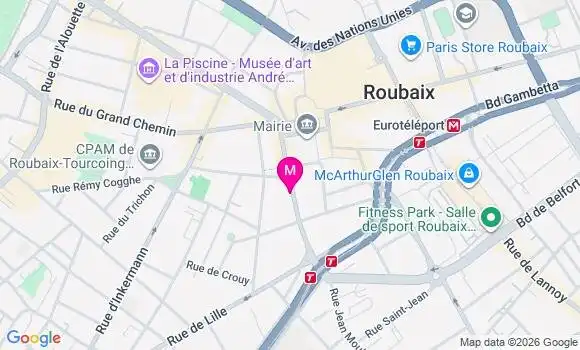 Localisation Mtre Anne Aaricia