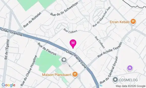 Localisation Mtre Beliart Guillaume