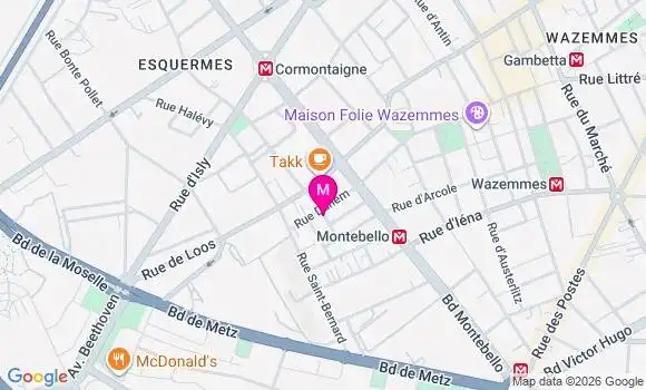 Localisation Mtre Bouthor Vincent