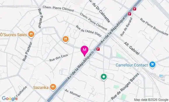 Localisation Mtre Charlet Floriane
