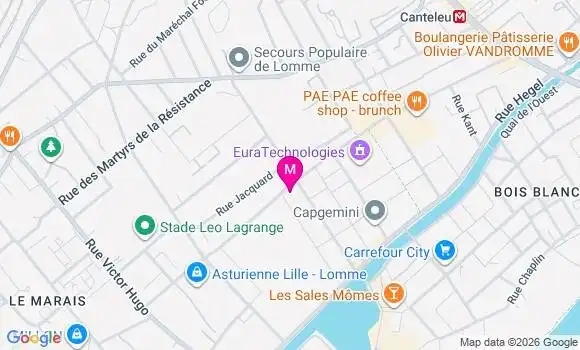 Localisation Mtre Couturier Marie