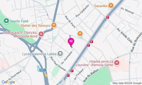 Localisation Mtre Cuilliez Marie