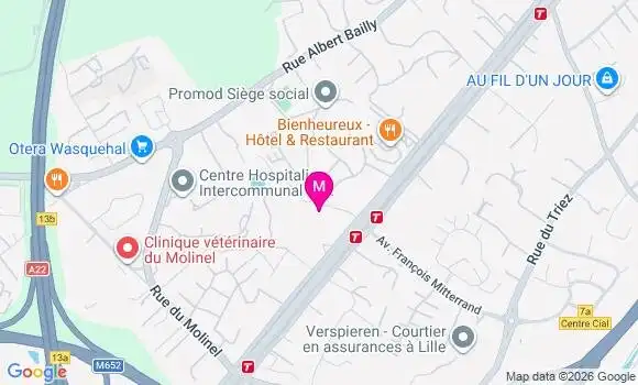 Localisation Mtre Dantec Amélia