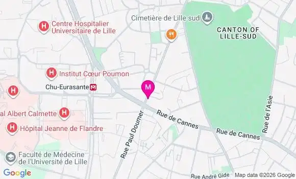 Localisation Mtre Delattre Emilie