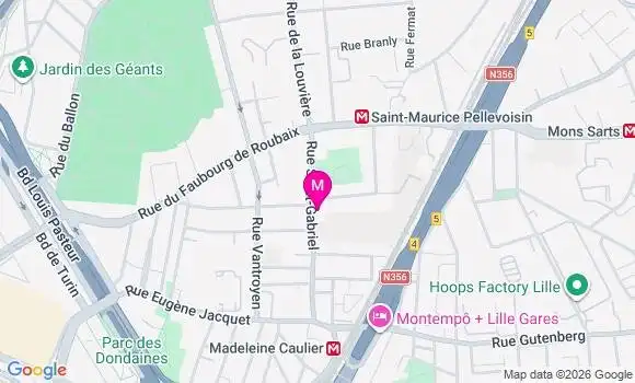 Localisation Mtre Denfer Djeffal Eddine