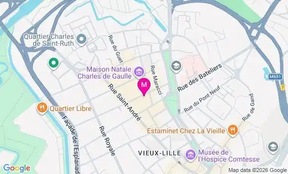 Localisation Mtre Fortunato Caroline