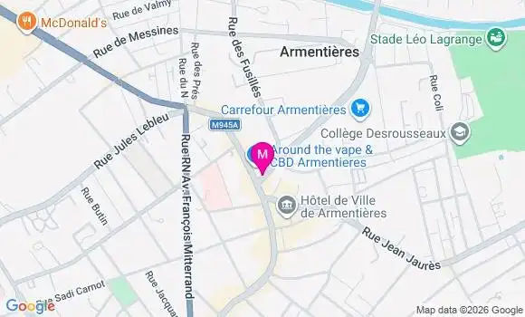 Localisation Mtre Henneton Anne