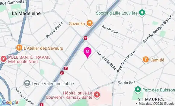 Localisation Mtre Laine Dotte Stéveline