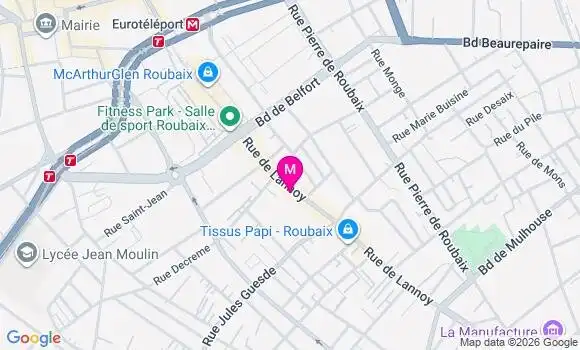 Localisation Mtre Nougein Thibaut