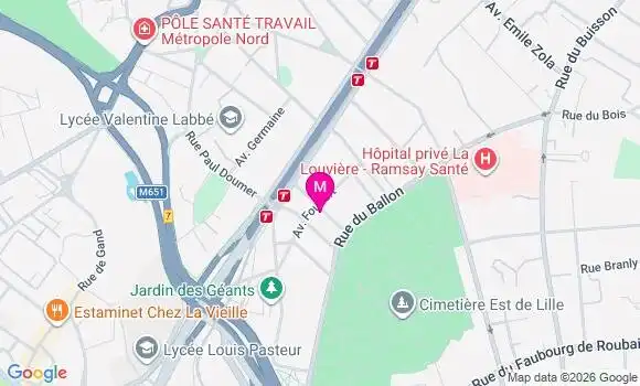Localisation Mtre Polito Marion