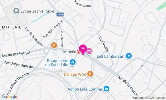 Localisation Mtre Raes Xavier