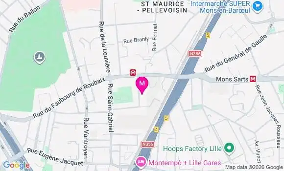 Localisation Mtre Sauvage Agathe
