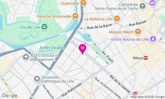 Localisation Mtre Yvart Emilie