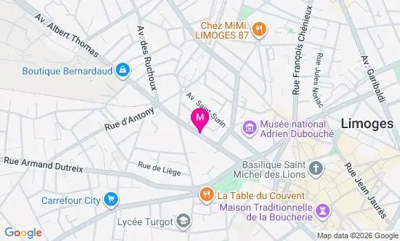 Localisation Mtre Benaim Julia