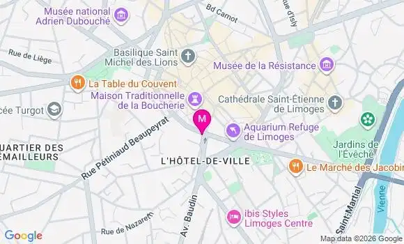 Localisation Mtre Chartier Véronique