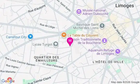 Localisation Mtre Durand Marquet Christophe