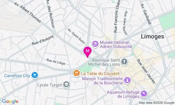 Localisation Mtre Estrade Alison