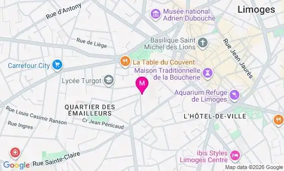 Localisation Mtre Golfier Rouy Marie