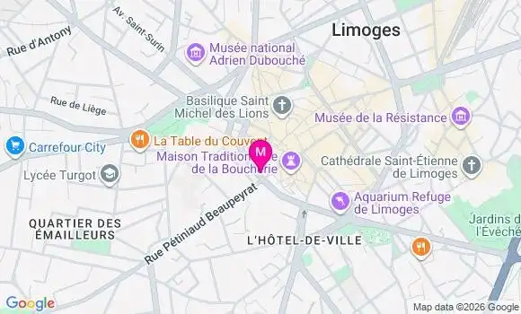 Localisation Mtre Nouailher Sophie