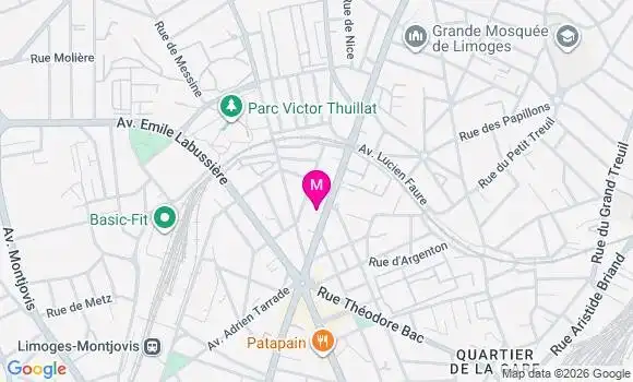 Localisation Mtre Ouangari Sarah
