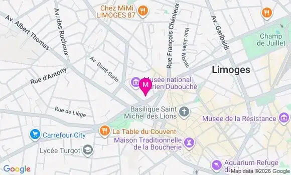 Localisation Mtre Roux Emilie