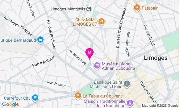 Localisation Mtre Turpin Anne Sophie