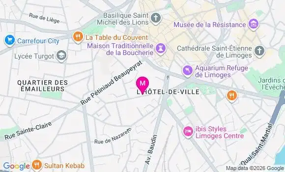 Localisation Mtre Valade Florence