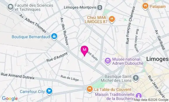 Localisation Mtre Verger Damien