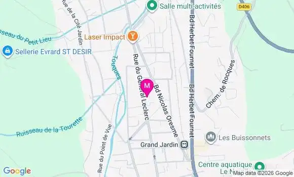 Localisation Mtre Amiot Pénélope