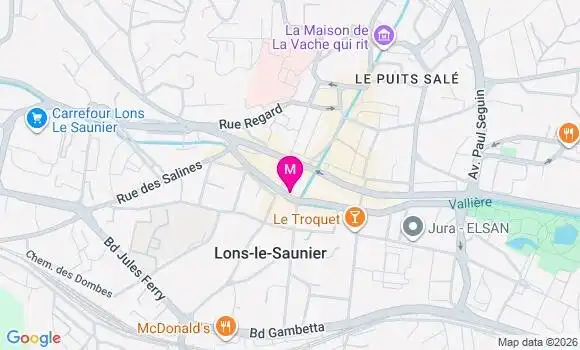 Localisation Mtre Comte Claire