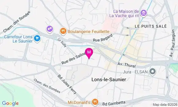 Localisation Mtre Lazard Marjorie