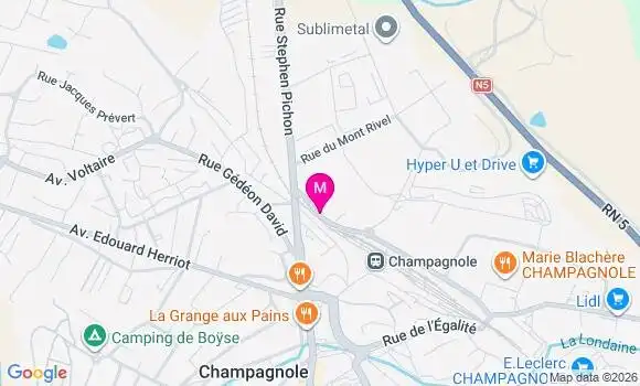 Localisation Mtre Lhomme Anne