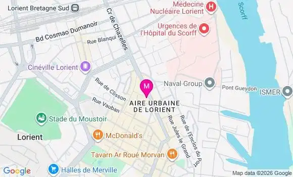 Localisation Mtre Le Marc