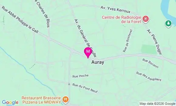 Localisation Mtre Monsard Lea