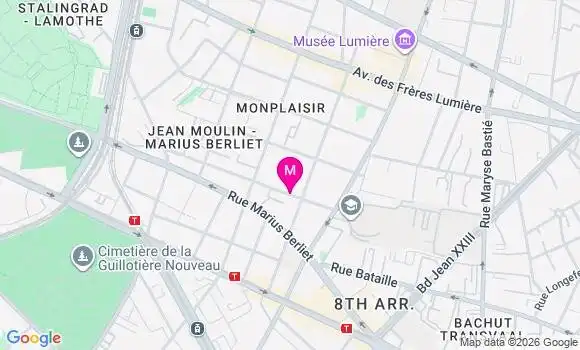 Localisation Mtre Chalmey Camille