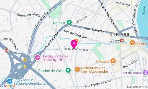 Localisation Mtre Faure Manon