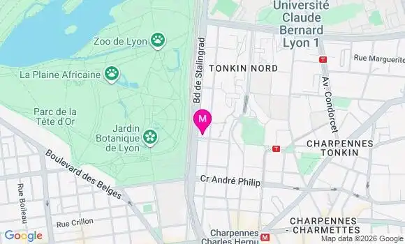 Localisation Mtre Gerardin Camille